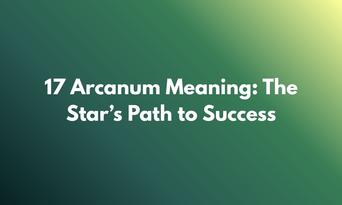 17 arcanum the star